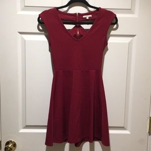 Cranberry Red Dress